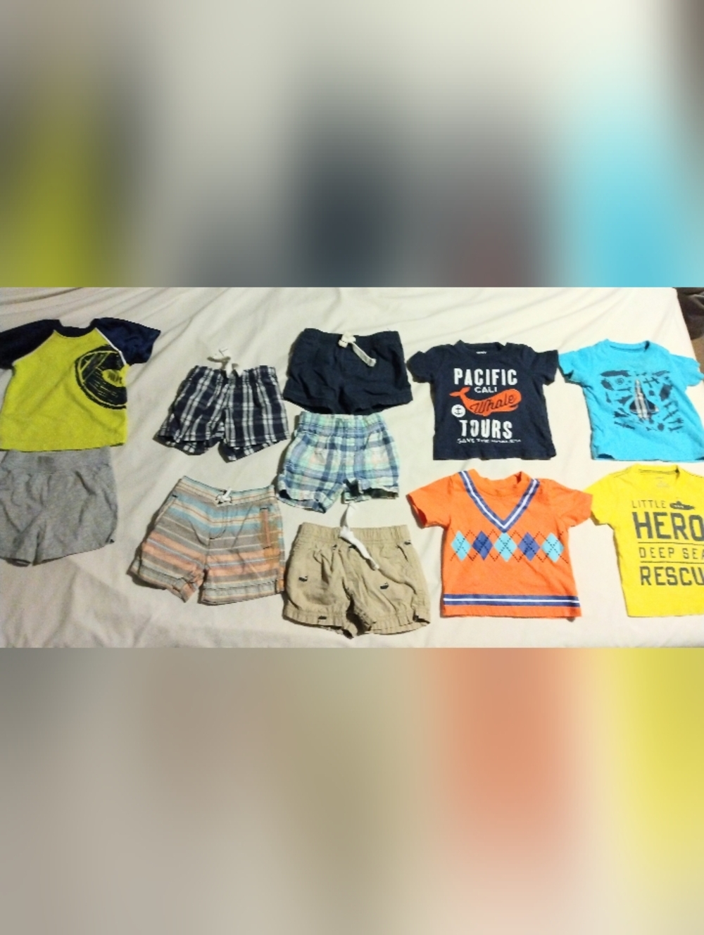 6 Months Short Sleeve Shirts & Shorts